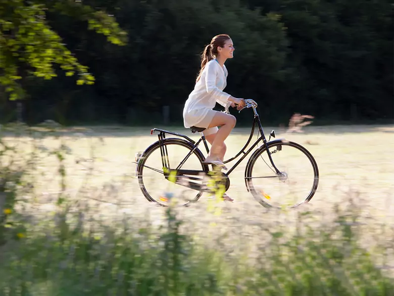 Radfahren ist gut für Ihr Herz